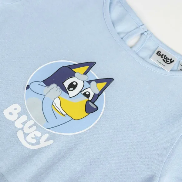 Dress Bluey Light Blue