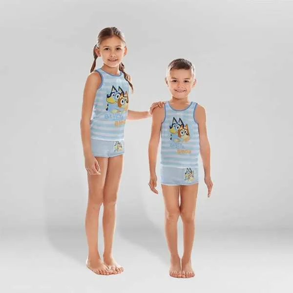 Pižama Vaikiškas Bluey Šviesiai mėlyna (3 metų)