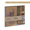 Set de Papetărie Stitch Mėlyna 10 Dalys (6 Dalys)
