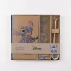 Set de Papetărie Stitch Mėlyna 10 Dalys (6 Dalys)