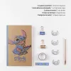 Stationery Set Stitch Blue 10 Pieces (6 Pieces)