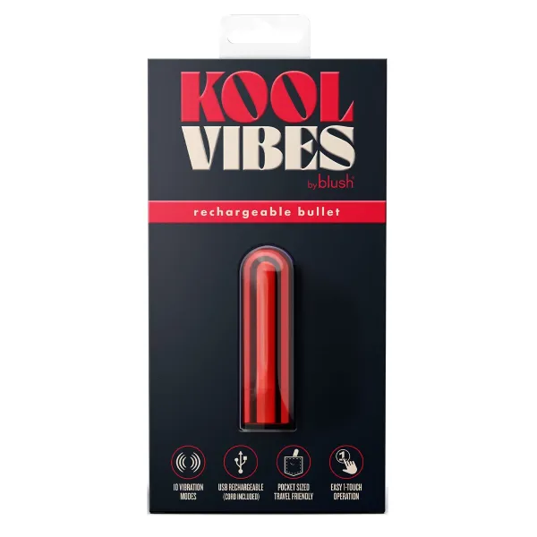 Lodveida Vibrators Blush Kool Vibes Sarkans