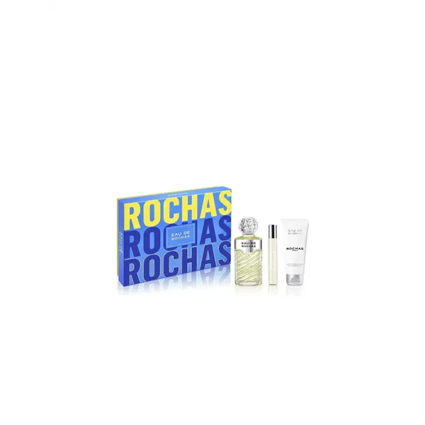 Set Eau Rochas Edt 100ml Body 100ml Edt 20ml@