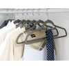 Vaateripustin 20 kpl - harmaa Ruhhy 22535