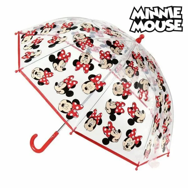 Lietussargs ar burbuļiem Minnie Mouse 2400-0512 Sarkans 100 % POE 45 cm