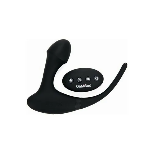 Анальный вибратор OhMiBod Чёрный