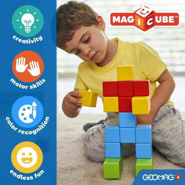 Rakennussetti Geomag Magicube 060