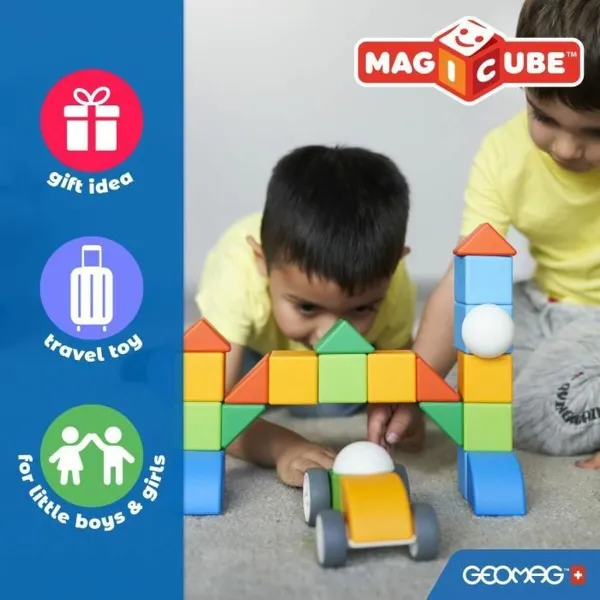 Rakennussetti Geomag Magicube 060