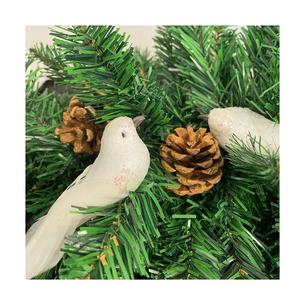 Ziemassvētku eglīšu rotājumi - putniņi 2 gab. Ruhhy 22338