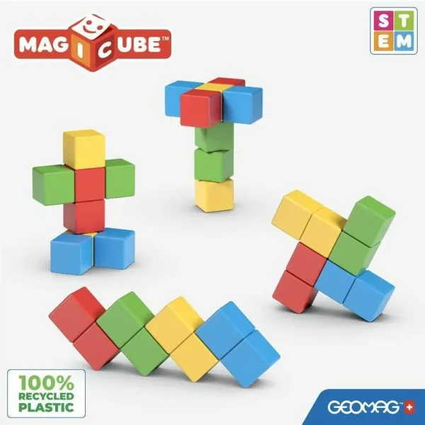 Rakennussetti Geomag Magicube Recycled Creative Set