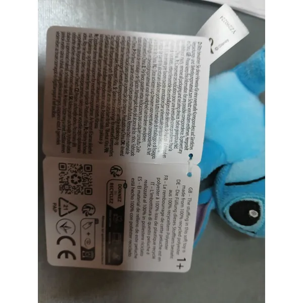 Pehmolelu Stitch Sininen 10 cm