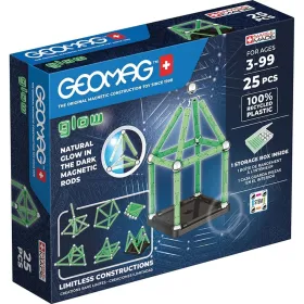 Playset Geomag Glow Recycled 25 Dalys