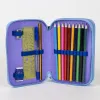 Penālis Stitch Zils 12,5 x 19,5 x 4,5 cm