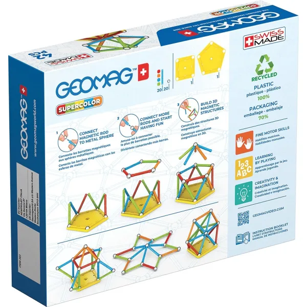 Edukacinis žaidimas Geomag 42 Dalys