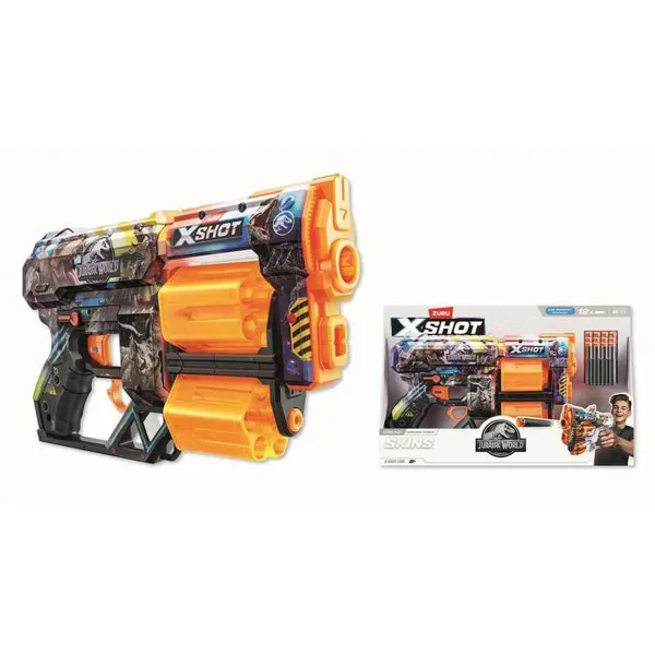 Minkštų strėlyčių šautuvas Zuru X-Shot Skins Dread Jurassic World