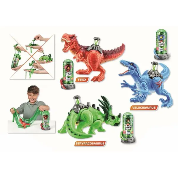 Rotaļu figūras Zuru Robo Alive Dino Dna