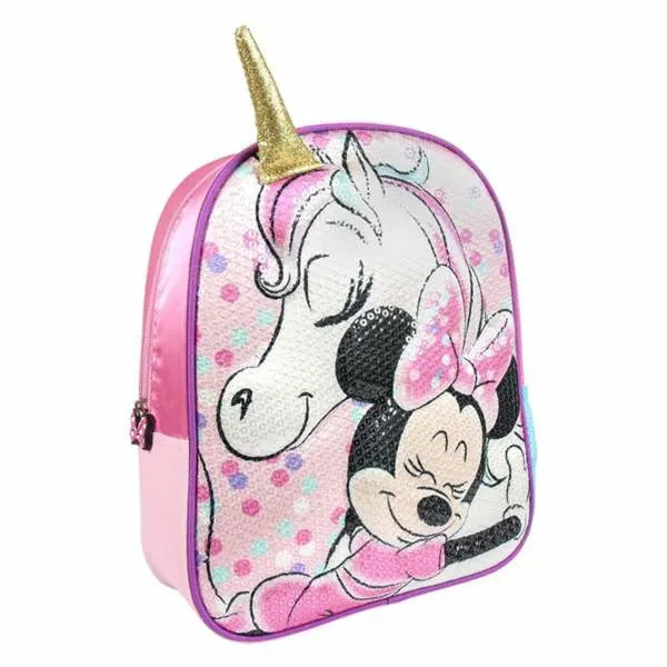 3D Vaikiškas krepšys Minnie Mouse Rožinė 25 x 31 x 10 cm