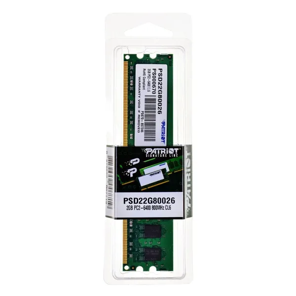 RAM atmintis Patriot Memory PC2-6400 CL6