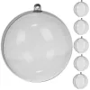 Läpinäkyvät pallot 10 cm - 5 kpl setti Ruhhy 22276