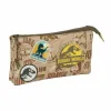 Kolmilokeroinen laukku Jurassic World Beige 22 x 12 x 3 cm