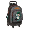 Ratastega koolikott My Hero Academia Must 33 x 45 x 22 cm