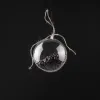 Transparent baubles 10cm set of 10 Ruhhy 22277