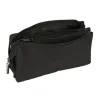 Trīsvietīgs futrālis Kappa Dark Melns 22 x 12 x 3 cm