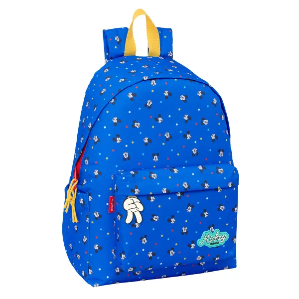 Skolas soma Mickey Mouse Clubhouse Good day Zils 31 x 43 x 13 cm