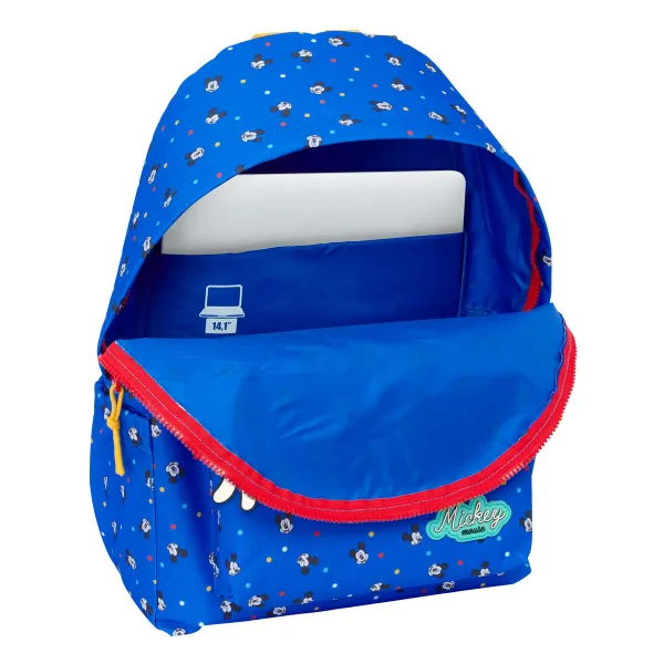 Kooliseljakott Mickey Mouse Clubhouse Good day Sinine 31 x 43 x 13 cm