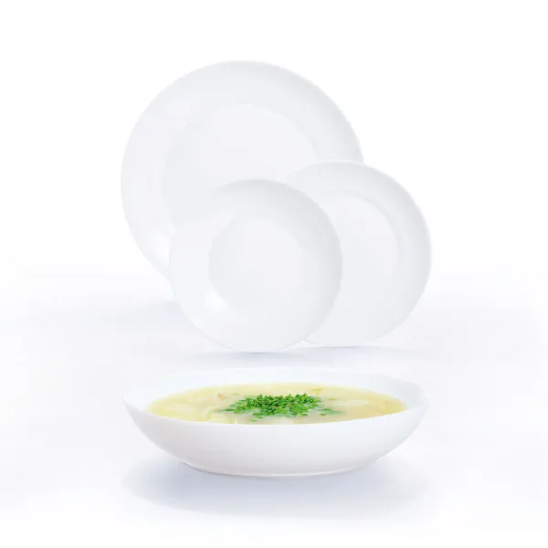 Tableware Luminarc Apy White Glass 18 Pieces
