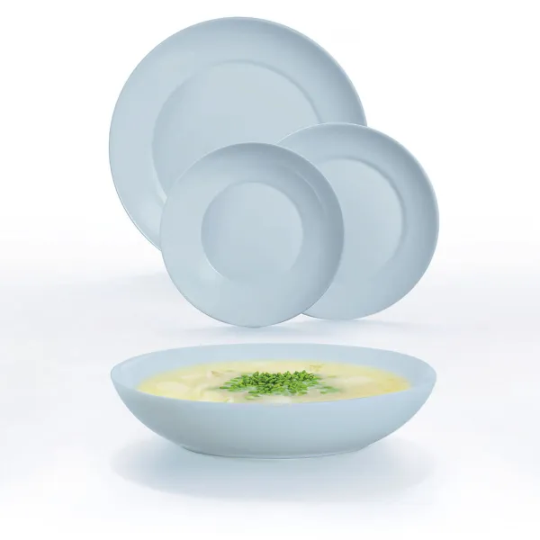 Tableware Luminarc Apy Paradise Azul Blue Glass 18 Pieces