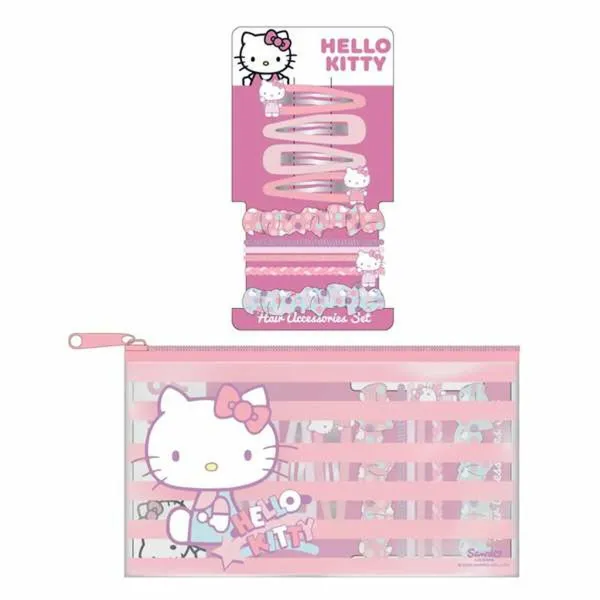 Kampaustarvikkeet Hello Kitty Pinkki