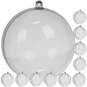 Läpinäkyvät pallot 12 cm, 10 kpl:n setti, Ruhhy 22279