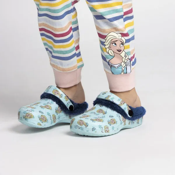 House Slippers Frozen Light Blue 26-27
