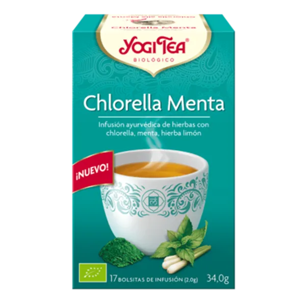 Yogi Tea Chlorella Menta 17 Bolsitas