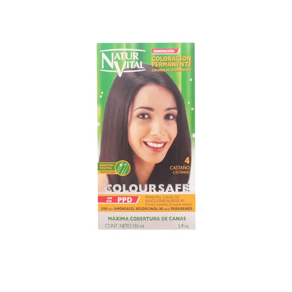 Naturaleza Y Vida Coloursafe Permanent Color 4 Brown 150ml