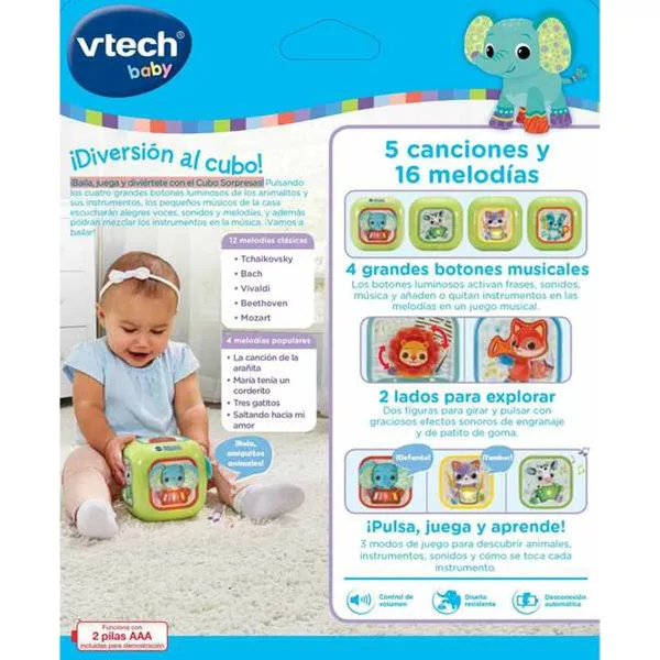 Muzikālā rotaļlieta Vtech 12 x 12 x 12 cm