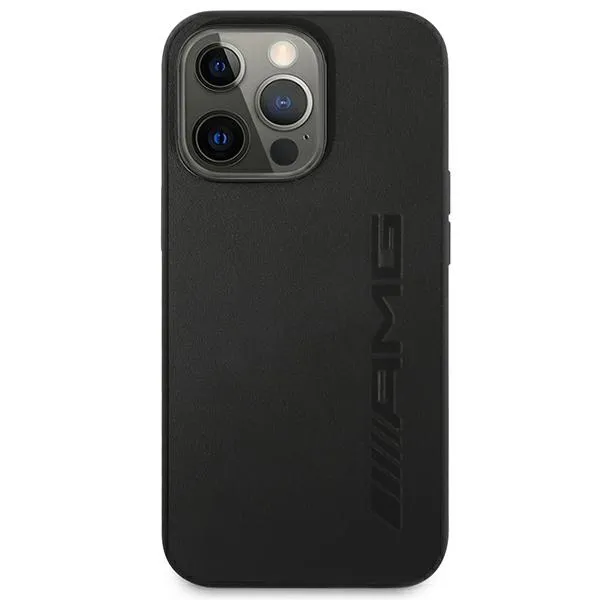 AMG Leather Hot Stamped - Case for iPhone 14 Pro (Black)