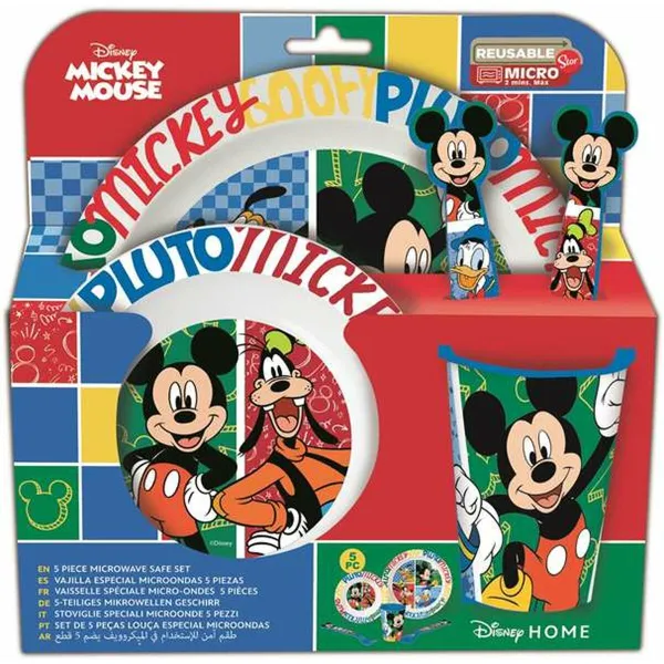 Children's dish set Mickey Mouse Mickey Has Fun 5 Pieces