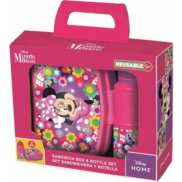 Piknika Statīva un Pudeles Komplekts Minnie Mouse Bold Florals