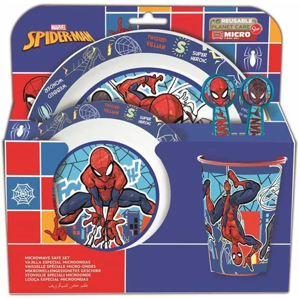 Lasten astiasto Spider-Man Mob Rules 5 Kappaletta