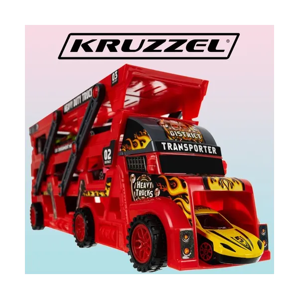 TIR sunkvežimio komplektas su 6 automobiliais 22515
