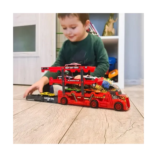 TIR truck set with 6 cars 22515