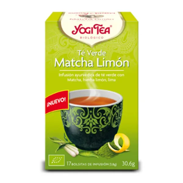 Yogi Tea Te Verde Matcha Limon 17 Filtros X 1,8g