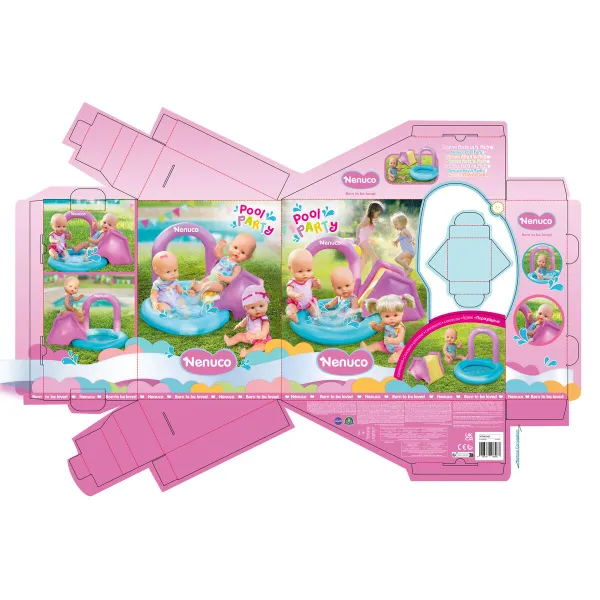 Kūdikių lėlė Nenuco Pool Party 35 cm