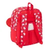 Skolas soma Hello Kitty Iconic Balts Sarkans 22 x 27 x 10 cm