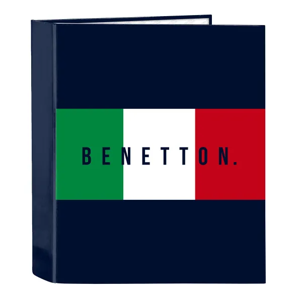 Rengaskansio Benetton Flag Laivastonsininen A4 27 x 33 x 6 cm