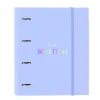 Ring binder Benetton Lila Lilac 27 x 32 x 3.5 cm