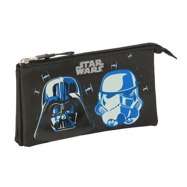Kolmilokeroinen laukku Star Wars Rebellion Musta 22 x 12 x 3 cm