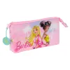 Kolmilokeroinen laukku Barbie Painterly Pinkki Taivaansininen 22 x 12 x 3 cm